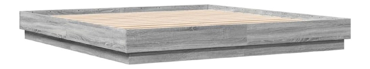Bettgestell Grau Sonoma 180x200 cm Holzwerkstoff