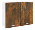 Hangeschrank, Kitchen Wall Cabinet, Kuchenschrank, Kuchenhangeschranke, Wandschrank Kuche, Rauchereiche 80x31x60 cm Holzwerkstoff
