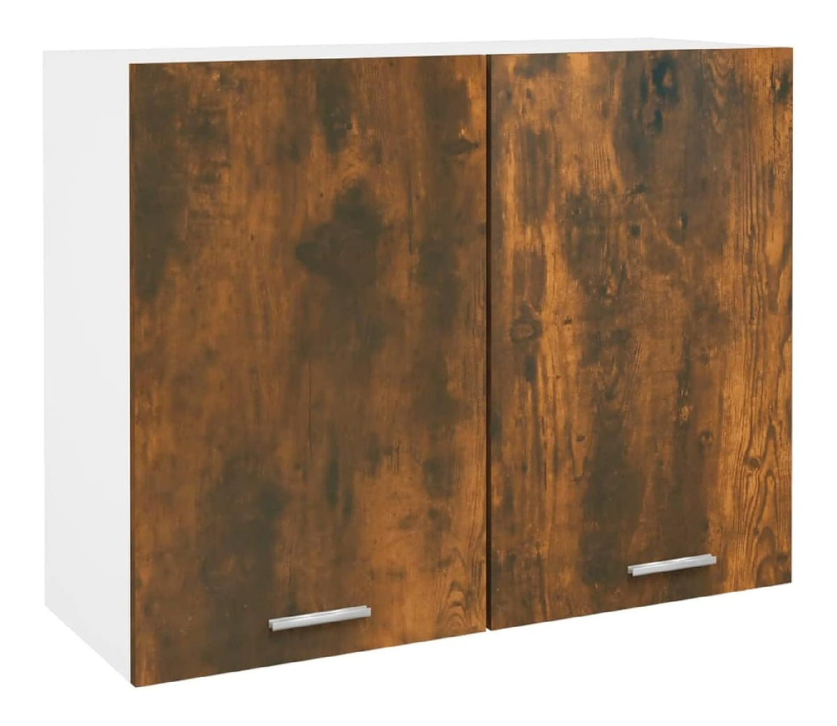 Hangeschrank, Kitchen Wall Cabinet, Kuchenschrank, Kuchenhangeschranke, Wandschrank Kuche, Rauchereiche 80x31x60 cm Holzwerkstoff