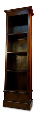 Kinaree Bucherregal Rochester 180 cm - Mahagoni Massivholz Regal, Kolonial