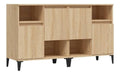 Buffet Bahut Kommode Schrank Aufbewahrungsschrank Organizer Kuche Wohnzimmer 2 Stuck Sonoma 60 x 35 x 70 cm Holz Holz Braun 02_0036821
