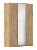 Alabama, Kleiderschrank, Farbe Eiche Artisan, Breite 136 cm
