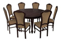 Esstisch Stuhl Set RB26 Essgruppe, Tischgruppe, Sitzgruppe Esstischgruppe, Esszimmergarnitur (Nuss, Casablanca 2304)