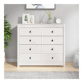 Beistellschrank WeiAY Massivholz Kiefer 100x40x90 cm Sideboard Buffet Cabinet mit Stauraum fur Wohnzimmer und Kuche, Kuchen Sideboard mit Schubladen, Esszimmer Schrank, Storage Cabinet