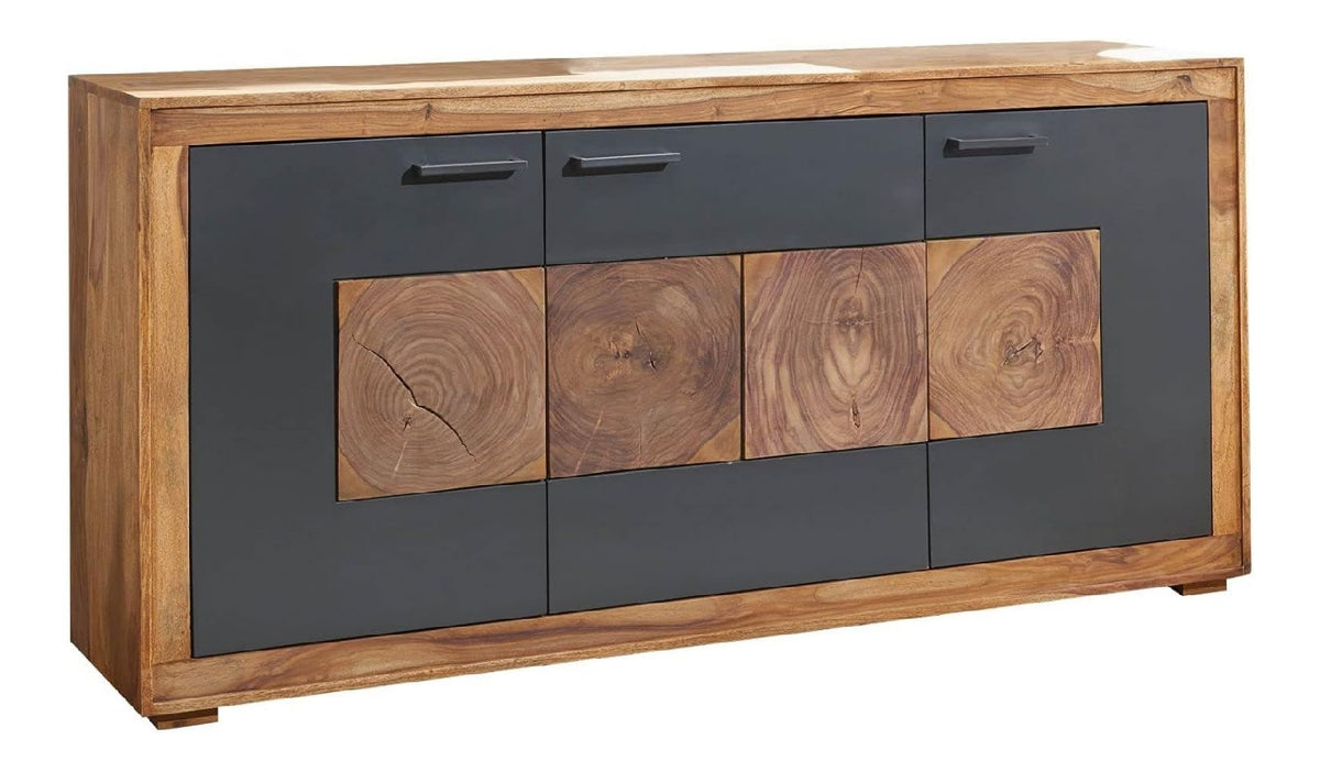 Sideboard Sheesham/Akazie 170x40x82 gebeizt Turin #09