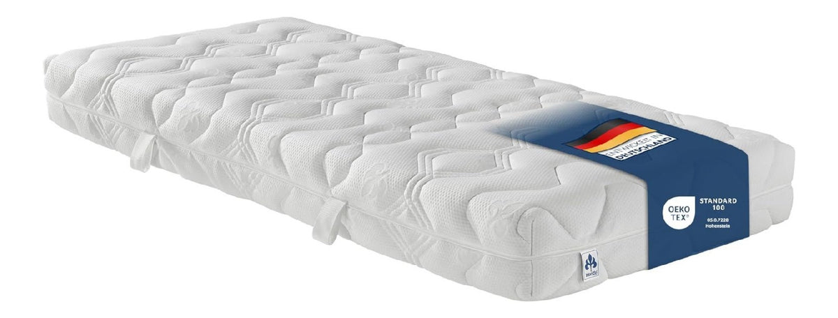 Irisette Lotus Orthopadische 7-Zonen 500er Tonnentaschenfederkernmatratze 100 x 200 cm Hartegrad H4 fest OEKO-TEX STANDARD 100 Deutscher Qualitatsstandard