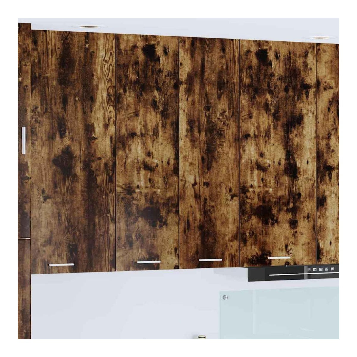 Hangeschrank Geraucherte Eiche 60x31x100 cm Holzwerkstoff Modernes Kuchenmobel Stauraummobel Vorratslosung Buffet Sideboard fur Kuche & Esszimmer