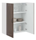 Wandschrank Lucca Brauneiche 80 x 31 x 100 cm Holzwerkstoff
