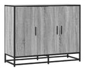Sideboard Grau Sonoma 94x35x76 cm Holzwerkstoff