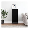 Schranke & Aufbewahrung, Buffets & Sideboards, Sideboard, schwarz, 34,5 x 34 x 90 cm, Holzwerkstoff