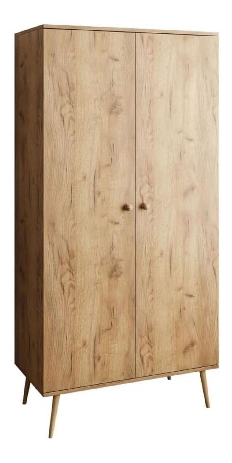 Kleiderschrank Harmony Craft Gold Eiche mit Kleiderstange