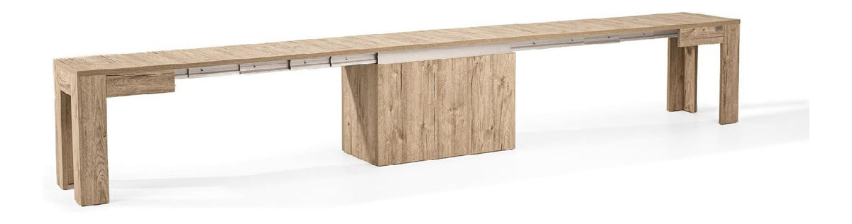 MOBILI FIVER, Ausziehbare Bank X 67,5(292) x35,6 cm, Eiche