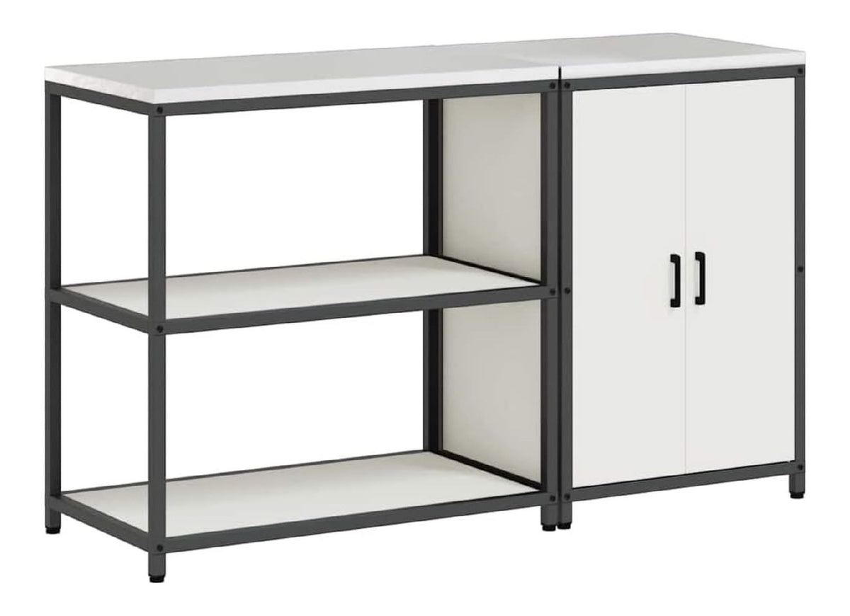 Aufbewahrungsset fur die Kuche 2 pcs Wei Kaltgewalzter Stahl