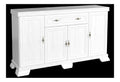 Furniture24 Kommode Kora KK4 Schrank Wohnzimmerschrank Sideboard mit 4 Turen und 4 Schubladen (Andersen Kiefer)