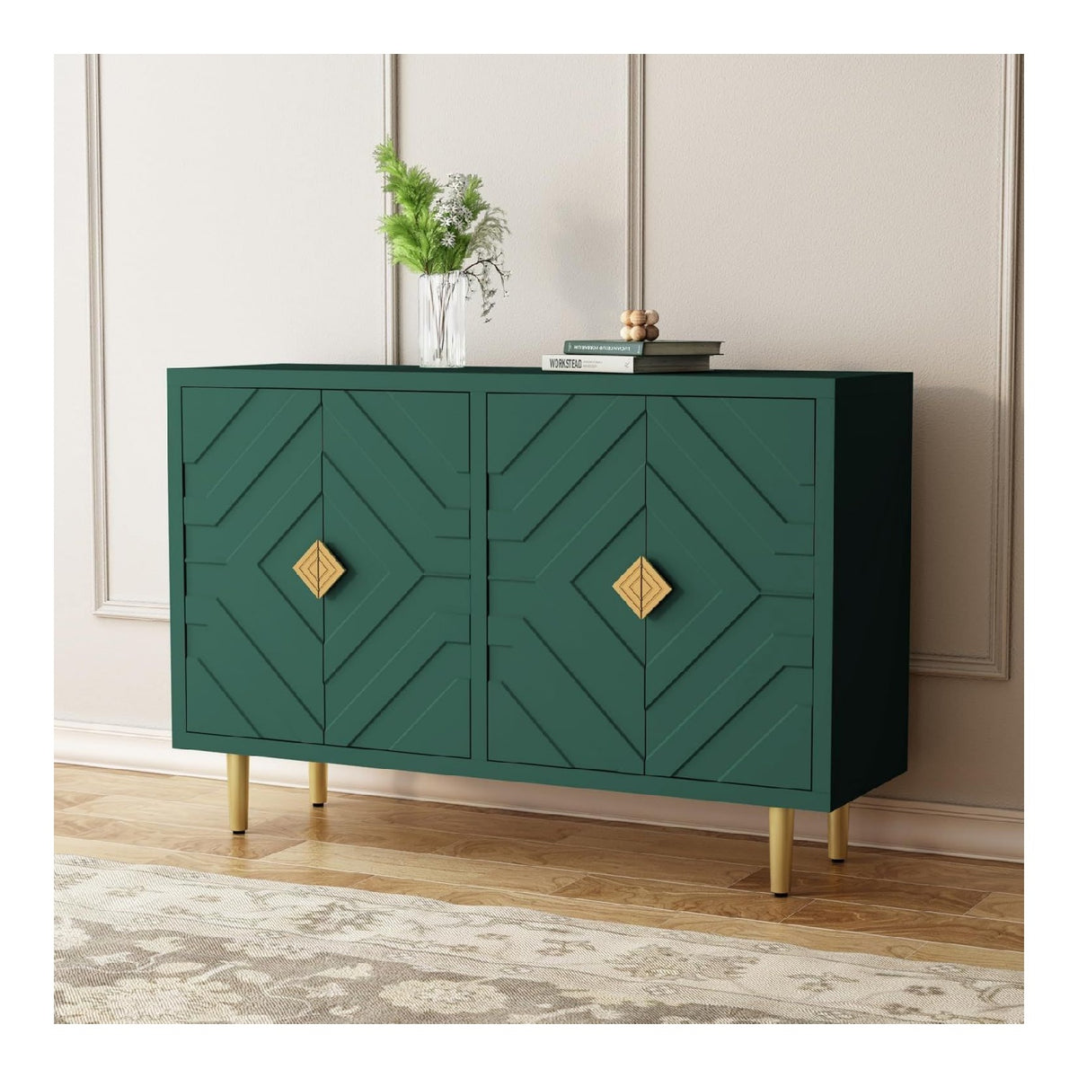 Kommoden & Sideboards mit 4 Turen, Schrank Wohnzimmer