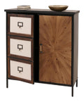 Apothekerkommode HWC-O79 Vintage Shabby-Look, Natur, hell