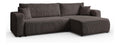 Ecksofa L-Form Sofia 277 x 143 cm mit Schlaffunktion & Bettkasten - modernes Cord Sofa, Schlafsofa, Schlafcouch - Bequeme Wohnlandschaft mit Stauraum, universale Seite (Hellbraun)