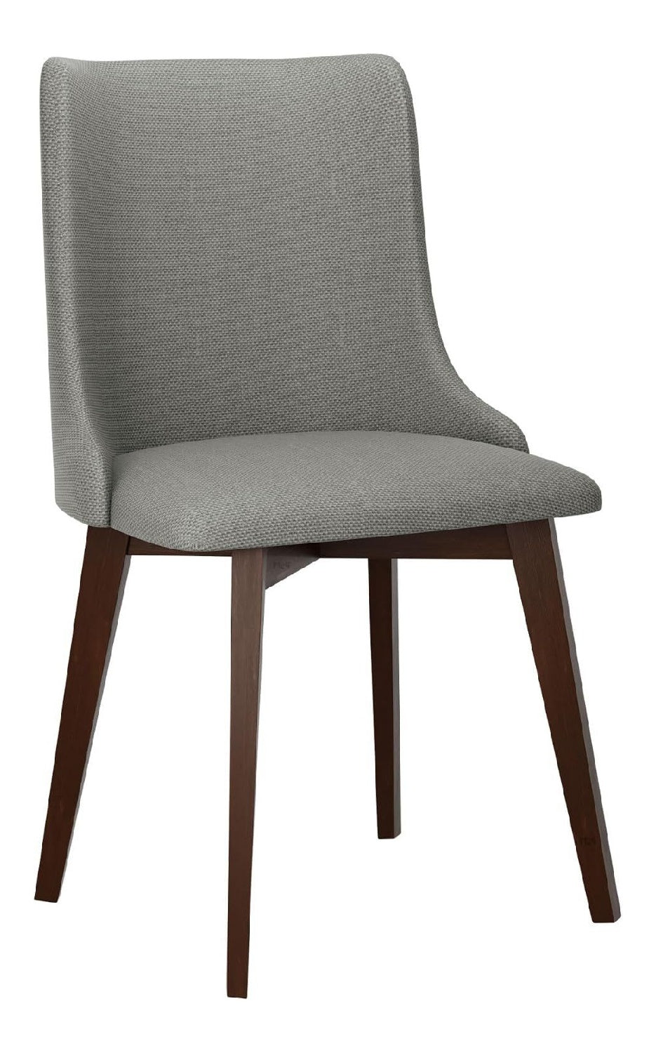 Esszimmerstuhl Mireno V, B:48 x H:83 x T:53 cm, Polsterstuhl Rahmen aus Buchenholz Gepolsterte Sitzflache aus Stoff Stuhl fur Arbeitszimmer Esszimmer Kuchenstuhl (Nuss/Hygge 91)