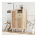Esszimmer WohnzimmerKabinett Kommode Stehschrank Aufbewahrung Kabinett TV-Tisch mit Turen und Schubladen Sideboard mit gro em Stauraum Breite 60 cm (Eiche C)
