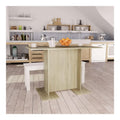 Esstisch Sonoma-Eiche 110x60x75 cm Esszimmertische EsszimmermoBel KuChentisch Tischplatte KuChentisch Kleiner Tisch Wohnzimmer Esstisch Holz KuChenmoBel KuChe Tisch Holzwerkstoff