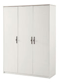 C11 Schlafzimmer Kleiderschrank Schrank 138 x 193 x 51 cm Pinie Wei & Oslo Pinie