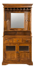 Oxford Bar Akazie, Farbe:Hellbraun lackiert, Gro e:97x52x193 cm (BxTxH)