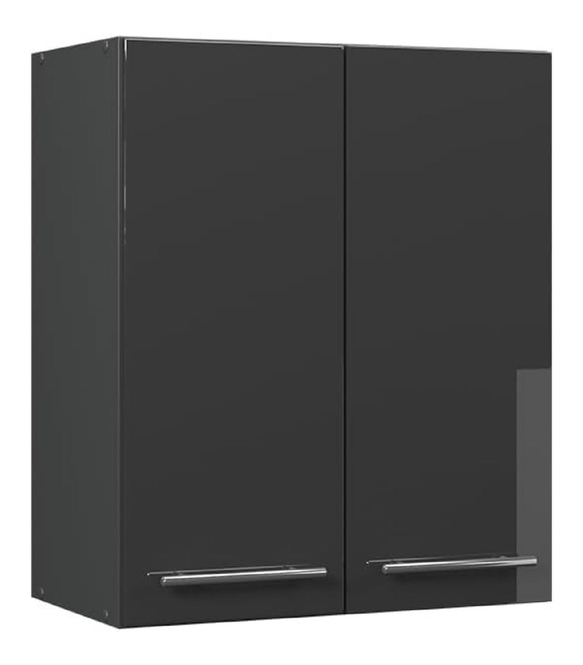 Hangeschrank Fame-Line, Anthrazit Hochglanz, 60 cm