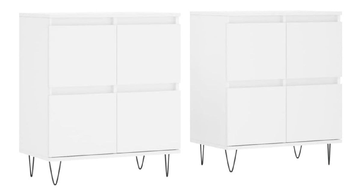 Wohnzimmerschrank Esszimmerschrank Vielseitiges Sideboard Sideboards 2 STK. Holzwerkstoff fur Wohnzimmer, Kuche, Esszimmer