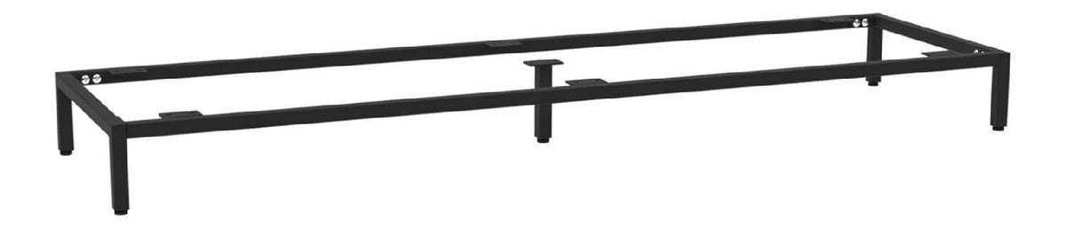 Preisbrecher Santorin Metall-Untergestell Schwarz - Stabiler Mobel-Unterbau fur Lowboards, Kommoden & DIY-Projekte - 135x13x38 cm (BxHxT)