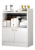 Home Bar Schrank wei mit Stauraum kleines Sideboard Likor-Buffet Mehrzweckkonsole offenes Lagerregal Kuche Eingangsbereich Akzenttisch