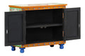 Sideboard, handbemalt, 70 x 35 x 60 cm, mehrfarbig