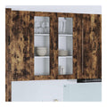 Kalmar Kuchenschrank, Geraucherte Eiche, 80x31x100 cm, Holzwerkstoff, freistehend, fur Kuchenmobel, geraumiger Stauraum