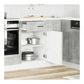 Unterschrank Kuchenmobel Holzwerkstoff Betongrau 50x46x81,5 cm Porto Model853961