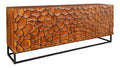 Sideboard VULCANO - 180cm - schwarz braun - Mangoholz handmade mit Stauraum