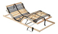 Bett-Lattenrost Brown 90 x 190 cm Massivholz Buche Stabiler Lattenrahmen