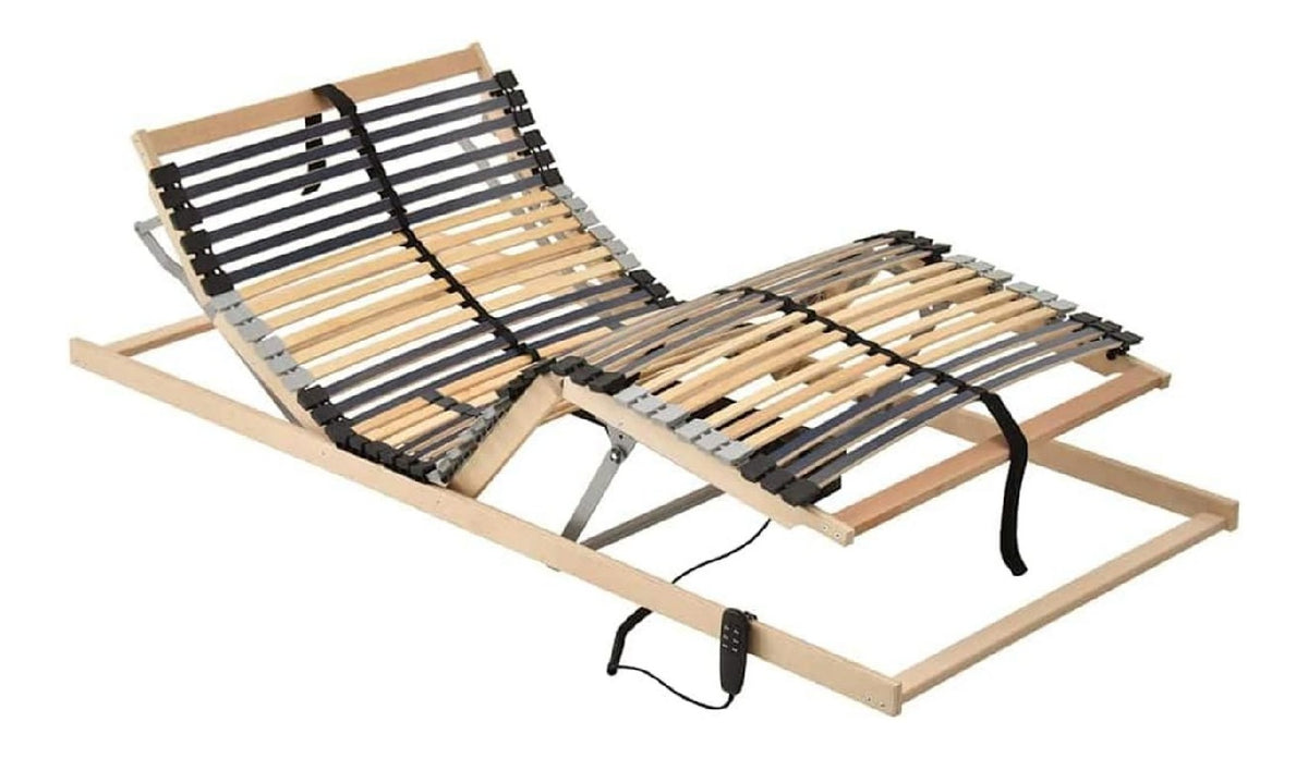 Bett-Lattenrost Brown 90 x 190 cm Massivholz Buche Stabiler Lattenrahmen