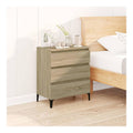 Sideboard Aufbewahrungsschrank Lagerschrank Kommode Beistellschrank Highboard Mehrzweckschrank Standschrank Schrank Sonoma-Eiche 60x35x70 cm Holzwerkstoff