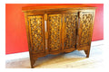 Kinaree Sideboard BO SANG I - Akazie Massivholz Schrank Kommode, 4 Turen