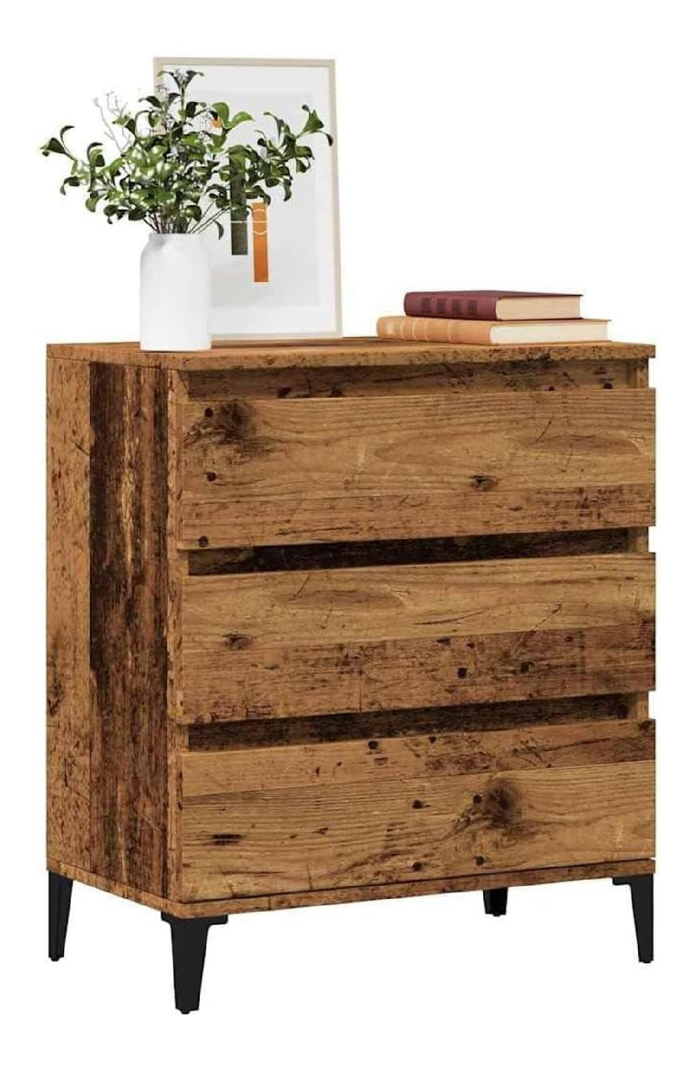 Schranke & Aufbewahrung-Buffets & Sideboards Sideboard Old Wood 60x35x70cm Holzwerkstoff