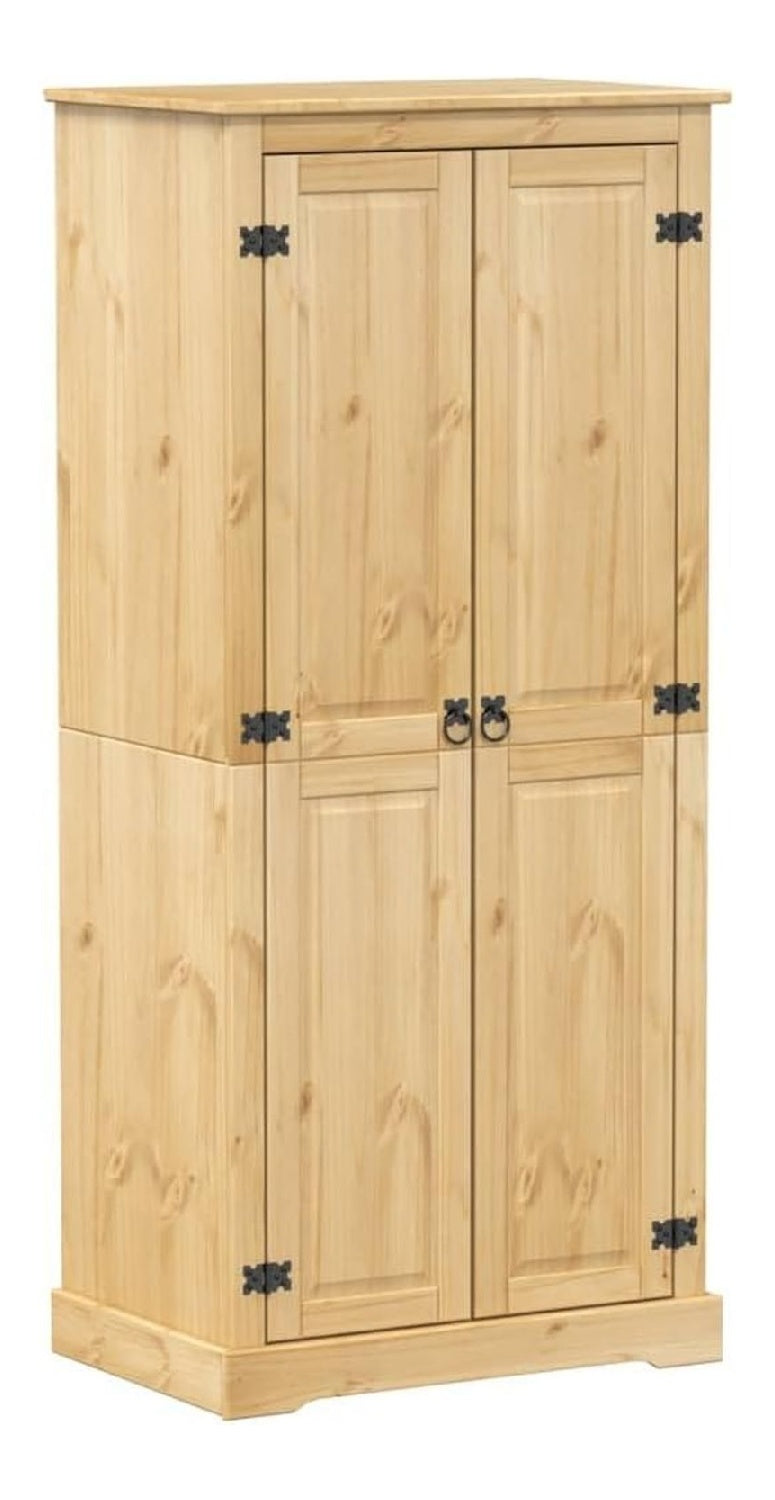 Kleiderschrank Corona 76x50x170 cm Massivholz Kiefer